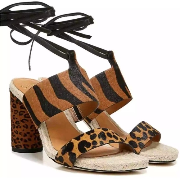 Obi Calf Hair Heeled Sandals, SARTO by Franco Sarto - Picture 11 of 16